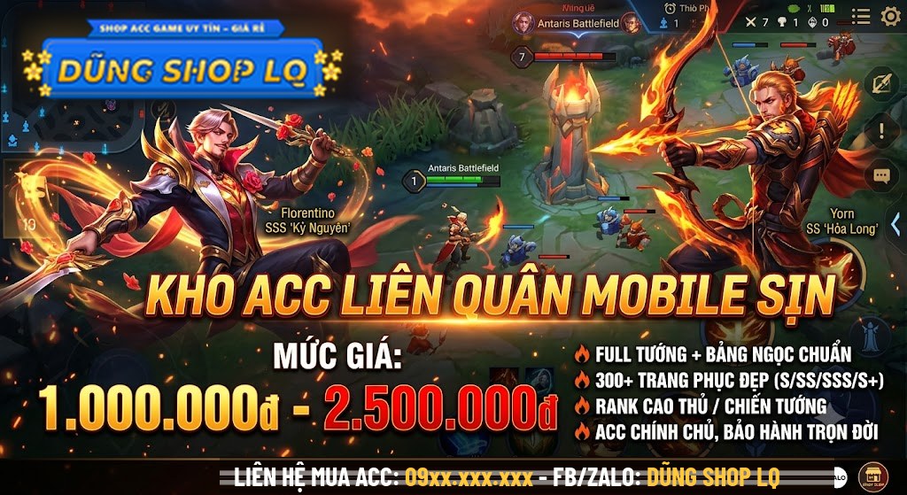 ACC 1 TRIỆU TỚI 2 TRIỆU 5